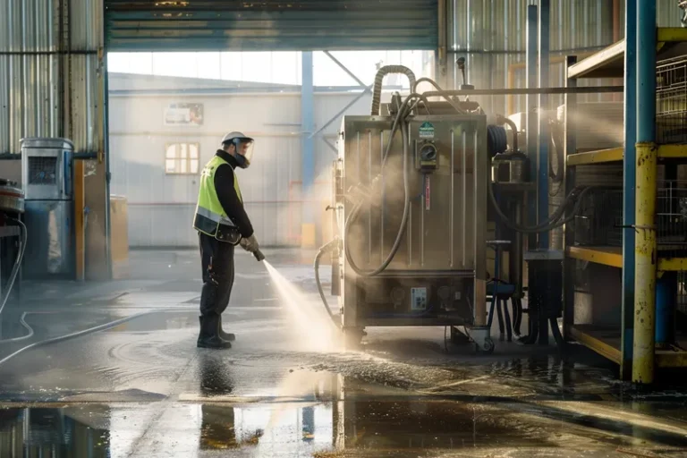 lavado de disolvente por presion directa